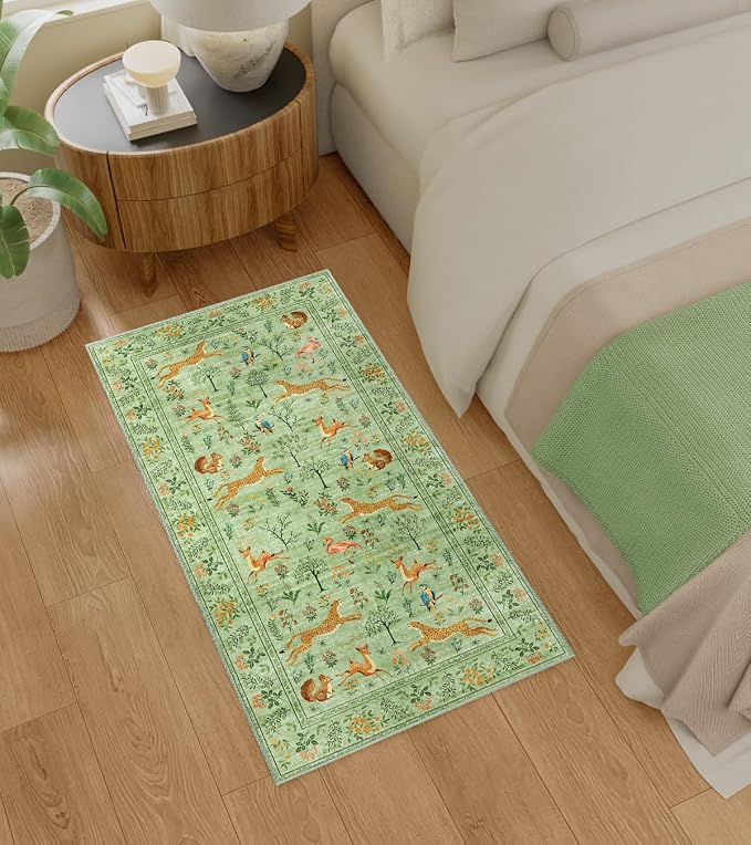 DUKINO 2x5 Rug for Hallway, Washable Kitchen Runner Rug - Image 4