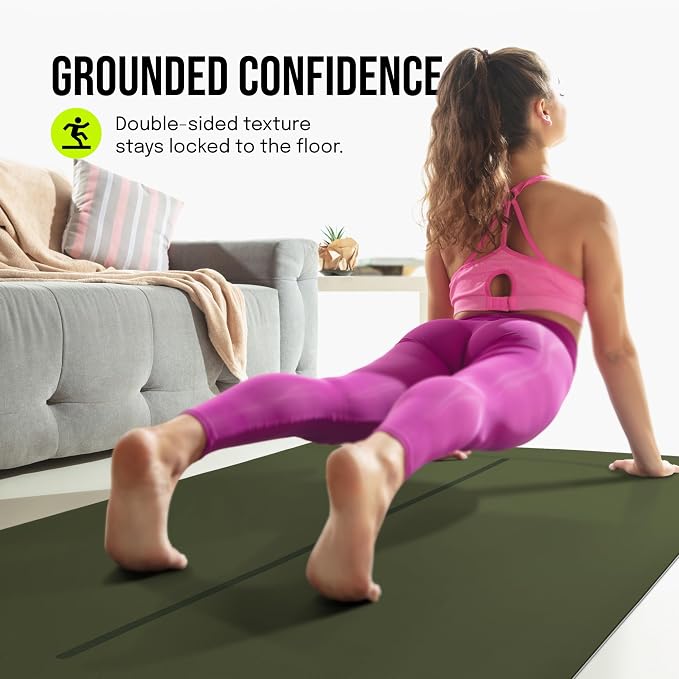 Gogokiwi Extra Wide Yoga Mat for Men Women Non Slip Fitness & Exercise Mat - Image 5