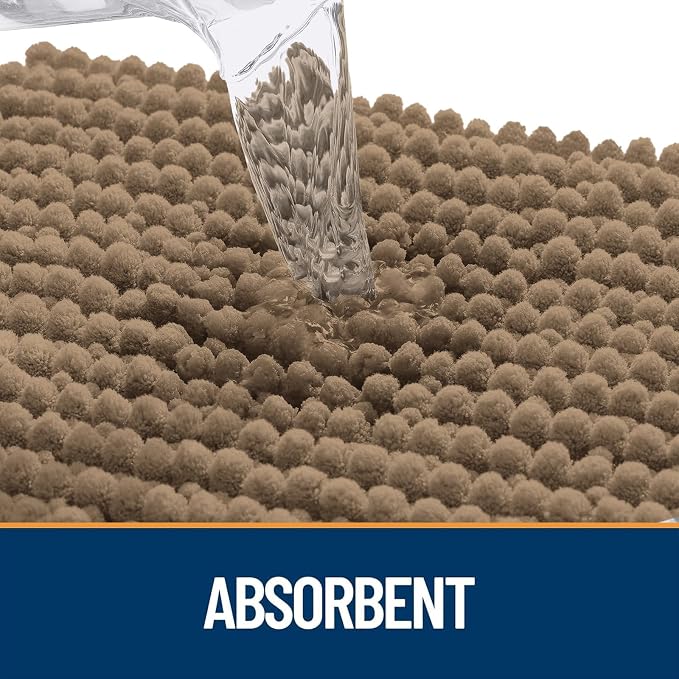 OLANLY Dog Door Mat for Muddy Paws 24x16, Ultra Absorbent Chenille Mud Doormat - Image 4