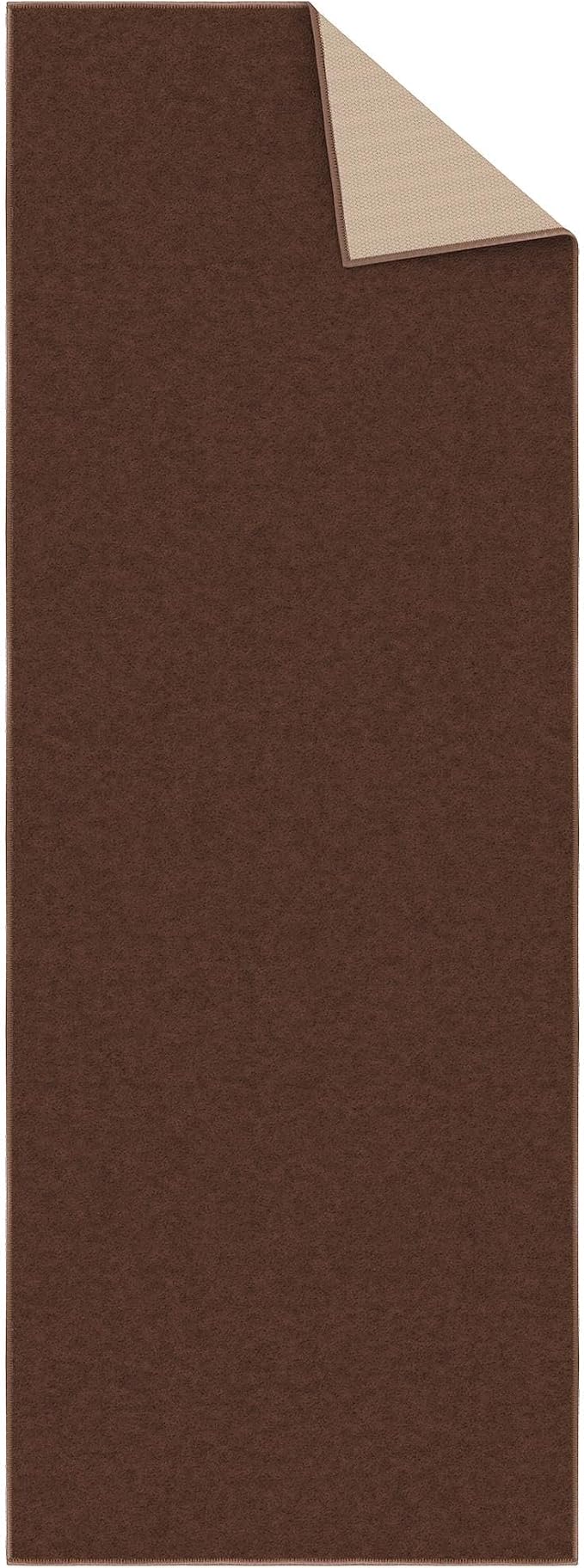 Ottomanson Hallway Runner Rug 1'10" x 6' Non Slip Solid Area Rugs Easy to Clean - Image 7
