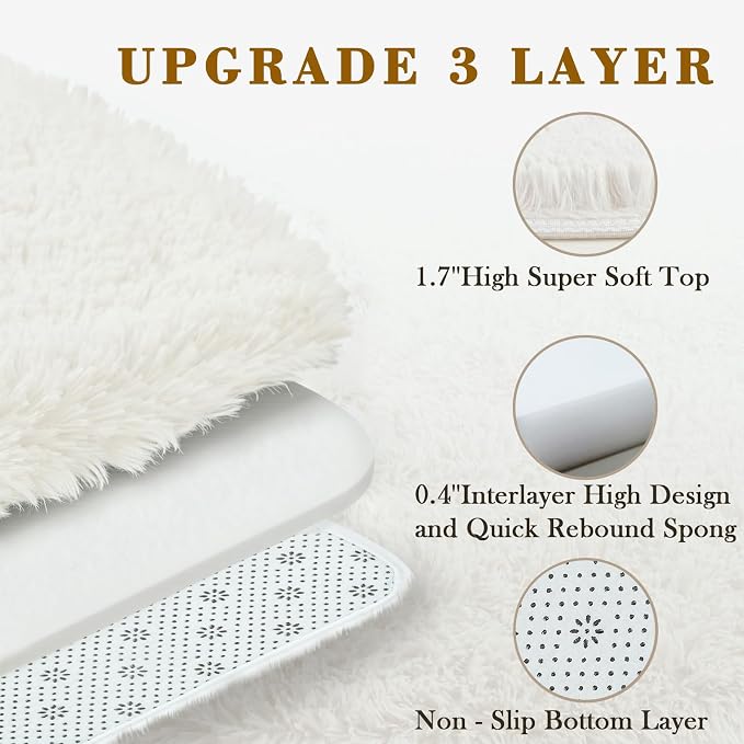 8x10 Area Rugs for Living Room Bedroom, Large Area Rug Shaggy Carpet Soft Plush - Image 5