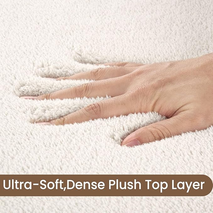 Sour Lemon 10x14 Area Rugs for Living Room, Soft Large Area Rug Fluffy Rugs for - Image 2