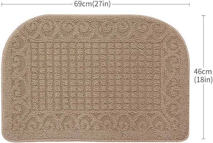 COSY HOMEER 27X18 Inch Anti Fatigue Kitchen Rug Mats are Made of 100% - Image 3