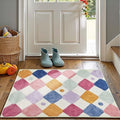 jinchan Macy Area Rug 2x3 Kids Entryway Washable Indoor Doormat Small Soft Non by JINCHAN