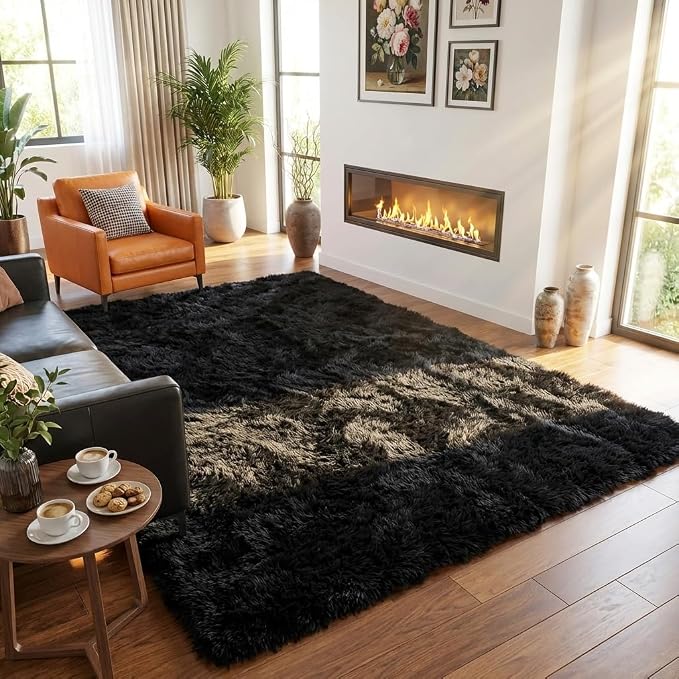 Mugorn 5x7 Rugs for Living Room, Soft Carpet Shag Kids Rug for Nursery - Image 6