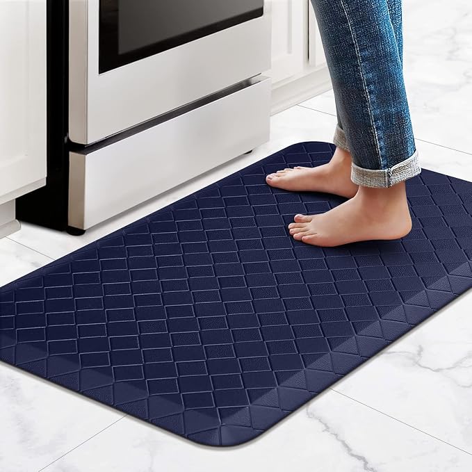 HappyTrends Kitchen Runner Rugs Anti-Fatigue mats, 17.3"x 28", Non Slip by HappyTrends