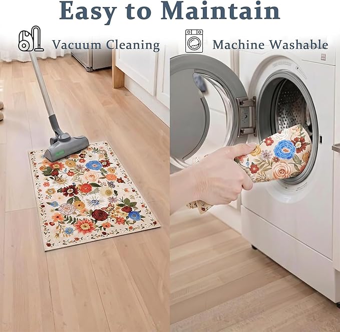 Area Rugs 24x17 Inch Home Decor Entry Rug, Small Door Mat Bath Mats - Image 3