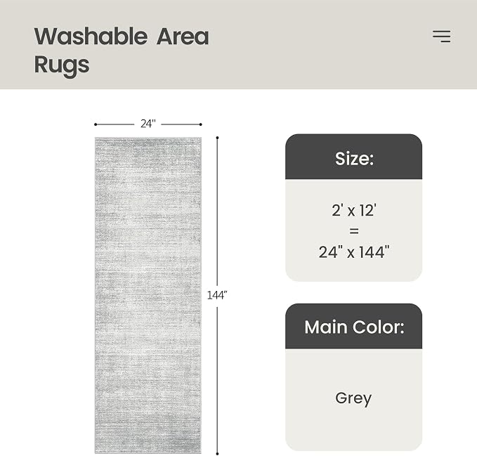 Valenrug Washable Rugs 2x12 - Image 2