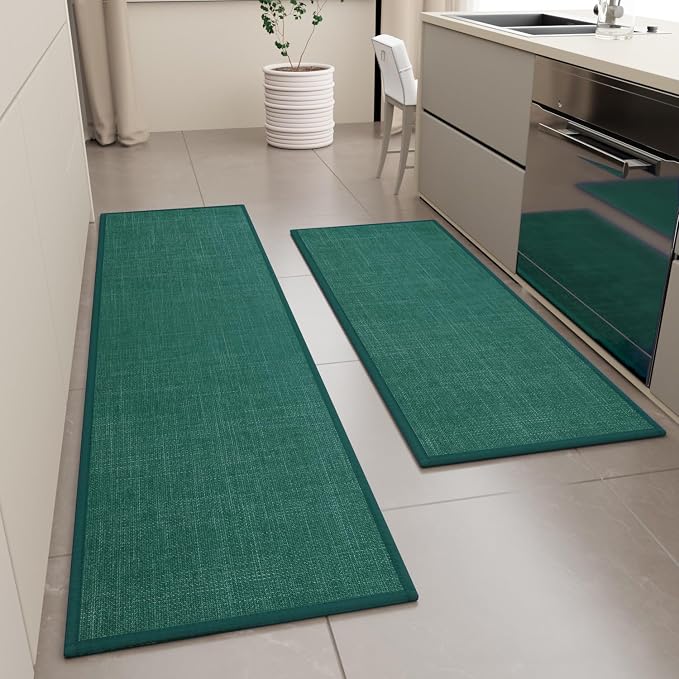 SUMLANS Kitchen Mat Set of 2 PCS, Christmas Cushioned Non Slip Rugs - Image 2