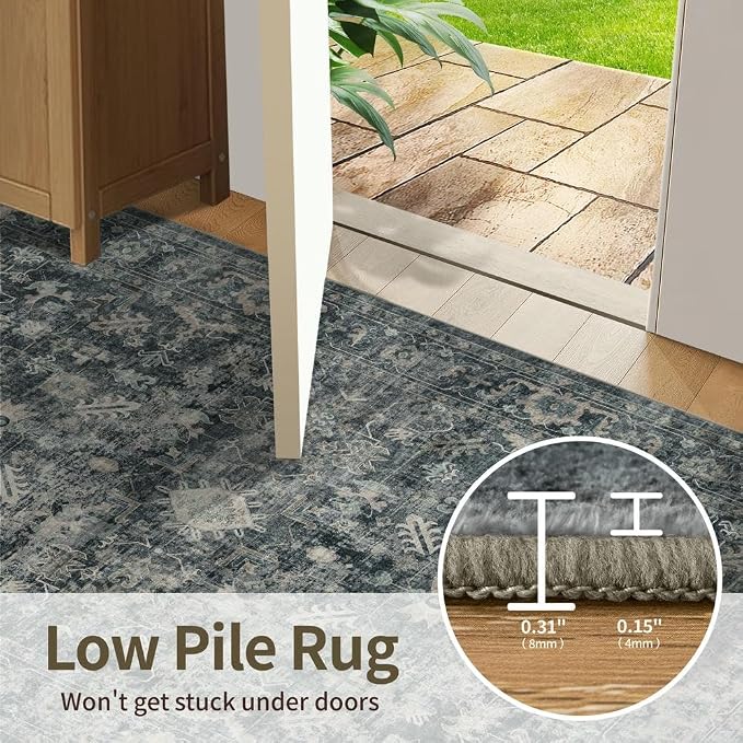 Rugxara Entryway Rug Door Mat, Washable Samll 2x3 Rug, Non Slip Area Rugs - Image 6