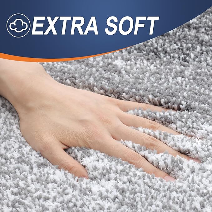 OLANLY Large Bathroom Rugs Mat 47x32, Extra Soft Absorbent Microfiber Bath Rugs - Image 3
