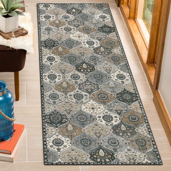 Lahome Moroccan Trellis Washable Runner Rug, 2x6 Runners - Image 6