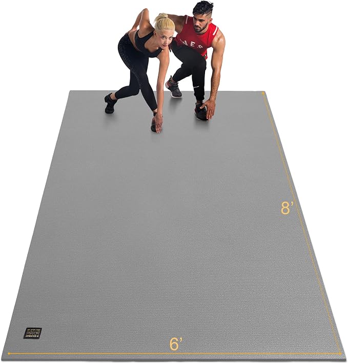 GXMMAT Extra Large Exercise Mat 16'x6'/12'x6'/10'x6'/8'x6', Extra Wide Workout by GXMMAT