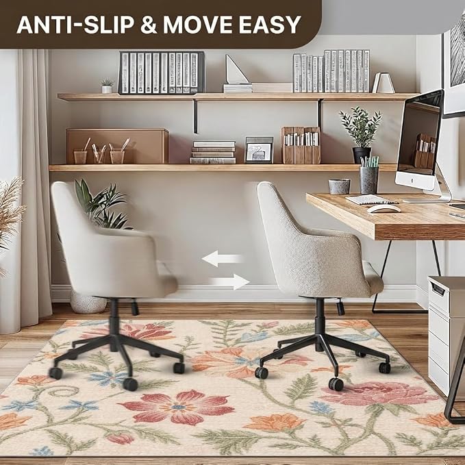 36"x60" Office Chair Mat for Hardwood Tile Floor, Under Desk Carpet Protector - Image 4