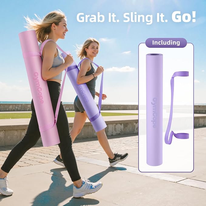 Extra Large Yoga Mat – 72"x48" or 78"x57", 1/4"–1/2" Thick Mat - Image 8