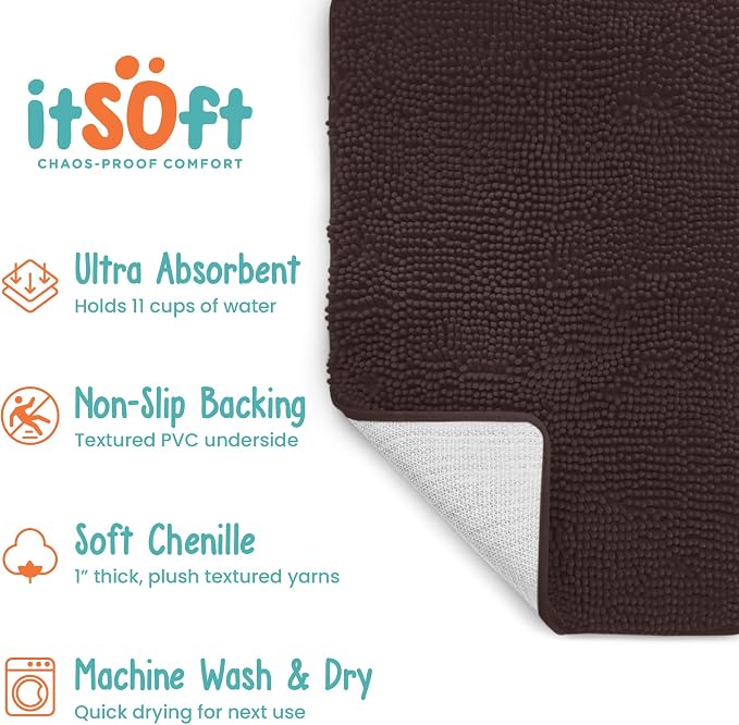 Dog Rugs for Muddy Paws 61x31 | Cleaner Mud Free Floors | Muddy Dogs Mats for - Image 7