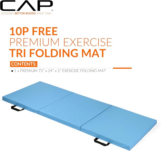CAP Barbell All Purpose Folding Anti Tear Exercise Training Aerobic Fitness Gym - Image 2
