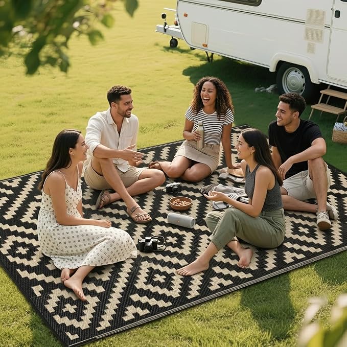 RURALITY Outdoor Rugs 9x12 Feet - Image 7