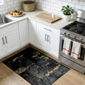 RELEANY Washable Area Rugs 3x4 Non-Slip Modern Abstract Soft by RELEANY