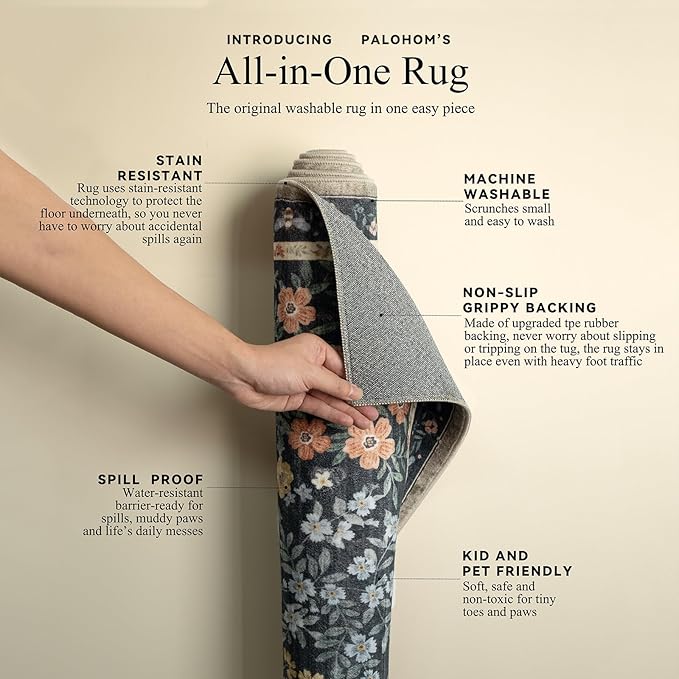 Washable Kitchen Rug Runners for Hallways: 2'x6' Entryway Rug - Image 4