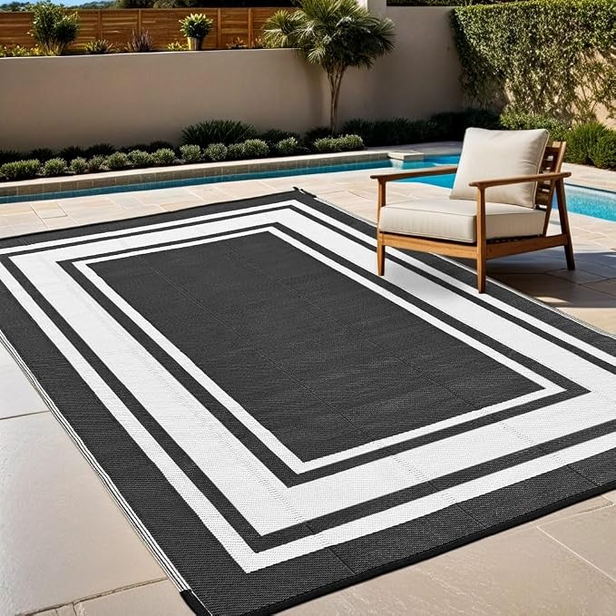 RURALITY Outdoor Rug 9x12 Waterproof - Image 7