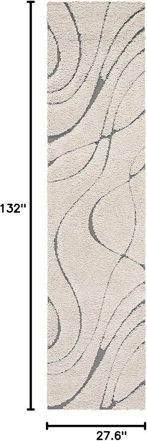 SAFAVIEH Florida Shag Collection Runner Rug - Image 2