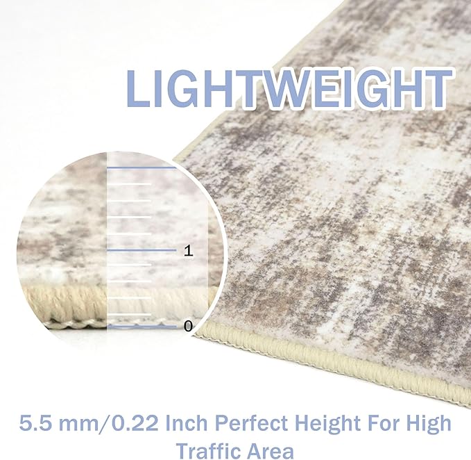 IOHOUZE Abstract Area Rugs 5x7 Ft Washable Rugs - Image 6