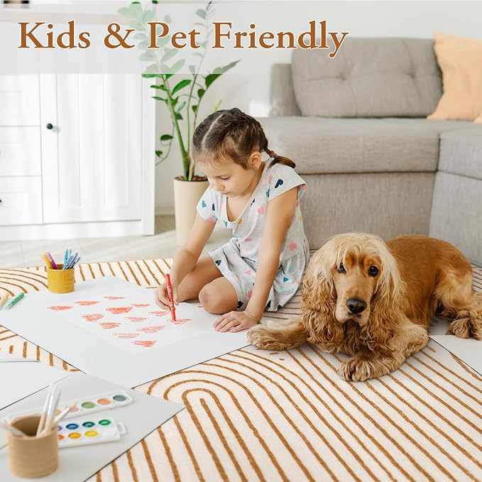 Lahome Abstract 10x14 Area Rugs - Image 3