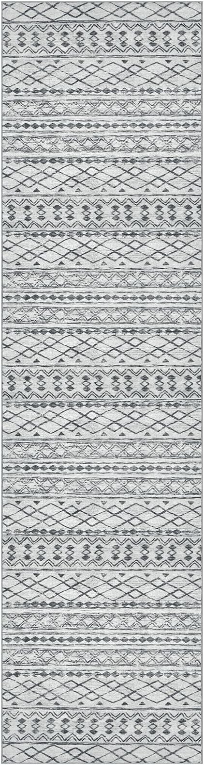 KUTA Boho Runners for Hallways 2.6x10 ft Moroccan Washable Runner Rug Non-Slip - Image 9
