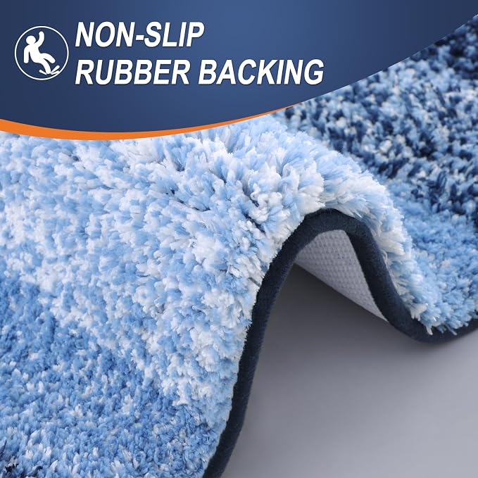 OLANLY Large Bathroom Rugs Mat 54x24, Extra Soft Absorbent Microfiber Bath Rugs - Image 4