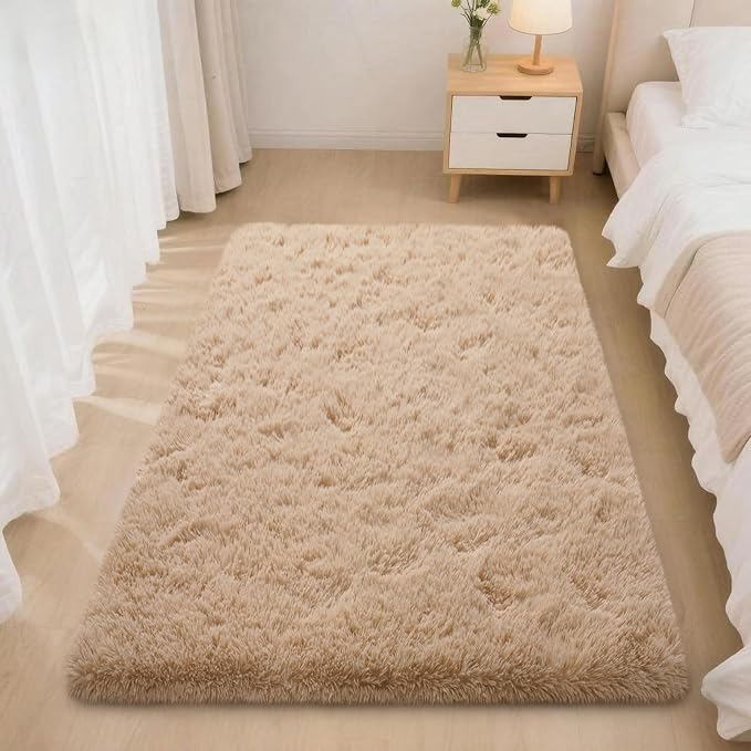 Mugorn 2x3 Rugs for Bedroom, Fluffy Area Rugs for Living Room, Soft Shag Kids - Image 2