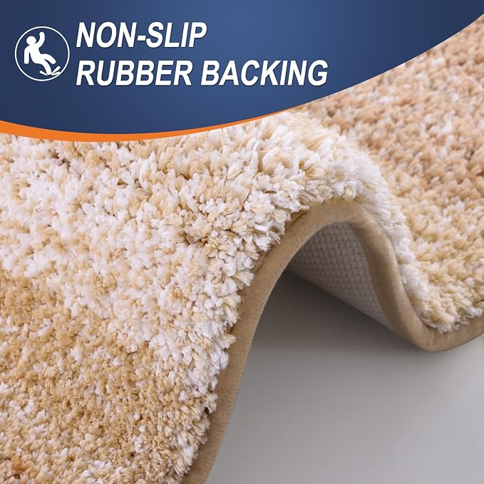 OLANLY Bathroom Runner Rugs Mat 70x24, Extra Soft Absorbent Microfiber Bath Rugs - Image 4