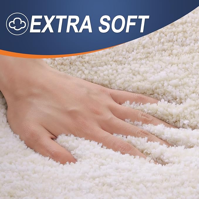 OLANLY Large Bathroom Rugs Mat 44x32, Extra Soft Absorbent Microfiber Bath Rugs - Image 3