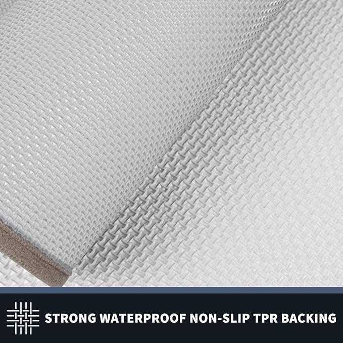 PURRUGS Dirt Trapping Door Mat 24" x 60", Non-Slip Machine Washable Entryway Rug - Image 4