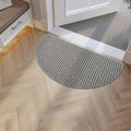 Half Circle Dirt Trapping Door Mat 36x18, 3D Scarping Surface Doormat by Unknown