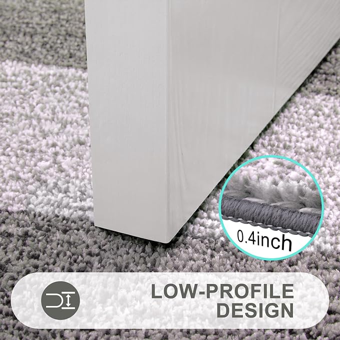 Kitinjoy Indoor Outdoor Door Mat, 54x32 Non-Slip Absorbent Dirt Trapper - Image 4