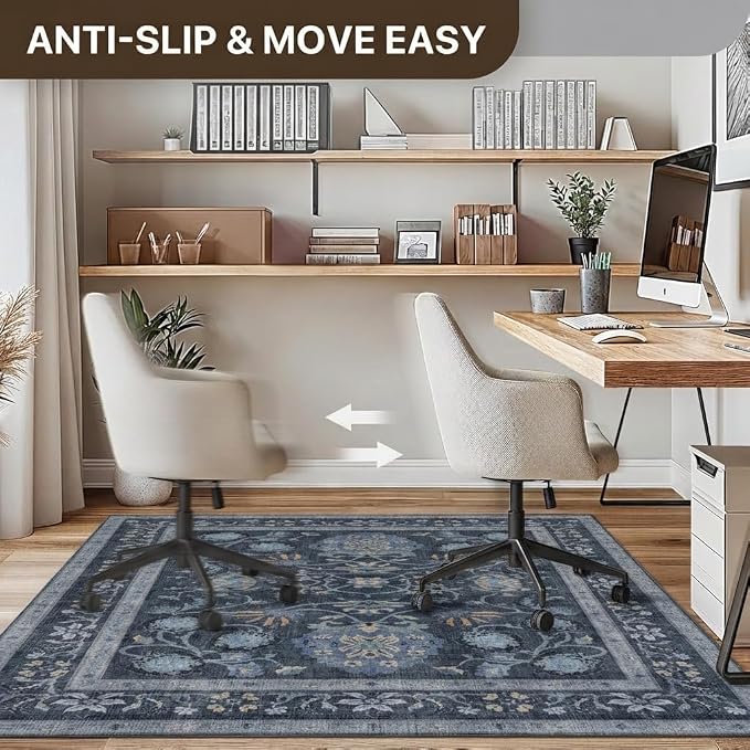 36"x48" Office Chair Mat for Hardwood Tile Floor, Under Desk Carpet Protector - Image 4
