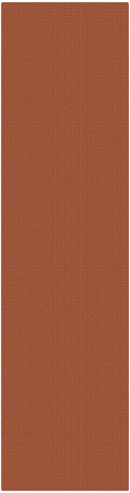 KOZYFLY Orange Runners Rugs for Hallway 2.5'x10', Washable Runner Rug, Woven - Image 9