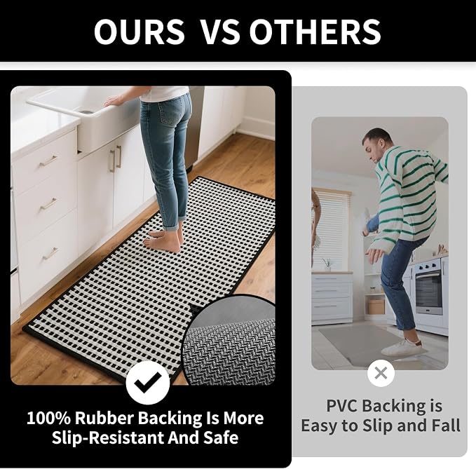 YDKGL Kitchen Mats for Floor, Super Absorbent Kitchen Rugs Non Slip Washable - Image 6
