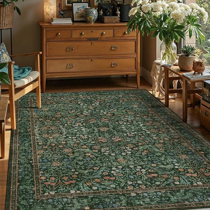 Rugxara 5x7 Area Rugs for Living Room Bedroom, Large Washable Rug, Non Slip & by Rugxara