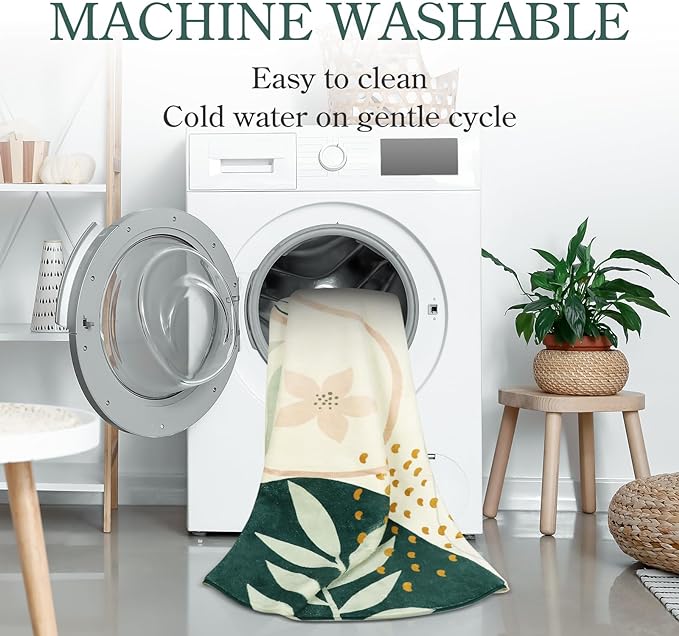 Lahome Green Machine Washable Large Rug - Image 8
