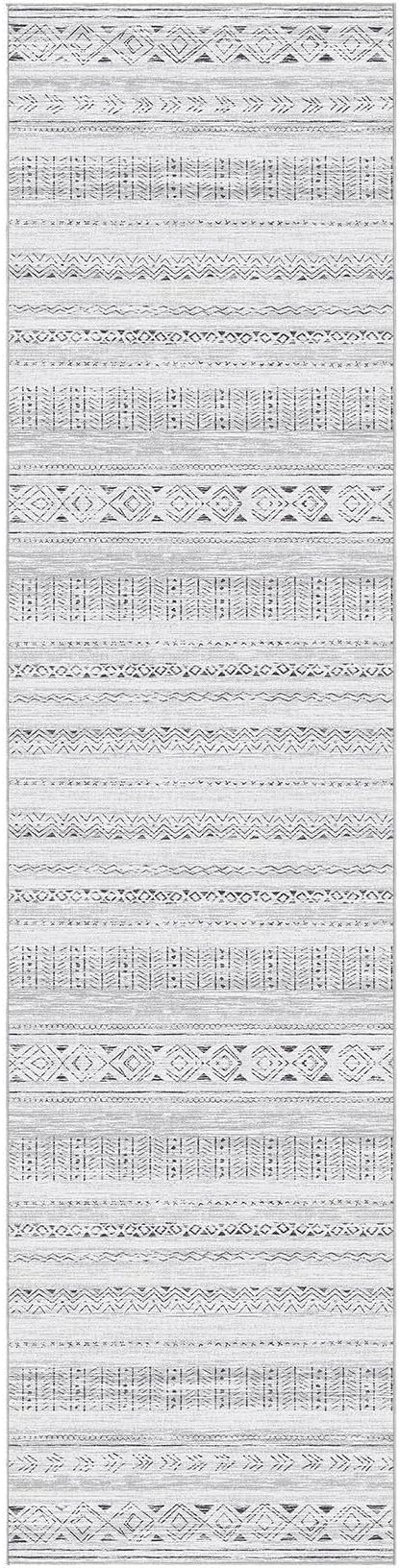 cotiled Hallway 2.6x10 Runner Rugs: Washable Boho Rugs - Image 8