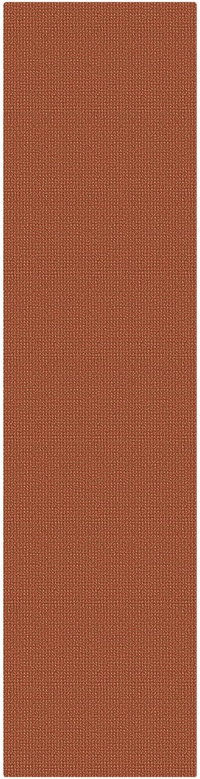KOZYFLY Orange Runners for Hallway 2x8, Washable Runner Rug, Woven Non Slip - Image 9