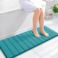OLANLY Memory Foam Long Bathroom Rugs Runner 47x17, Super Soft Absorbent Bath by OLANLY
