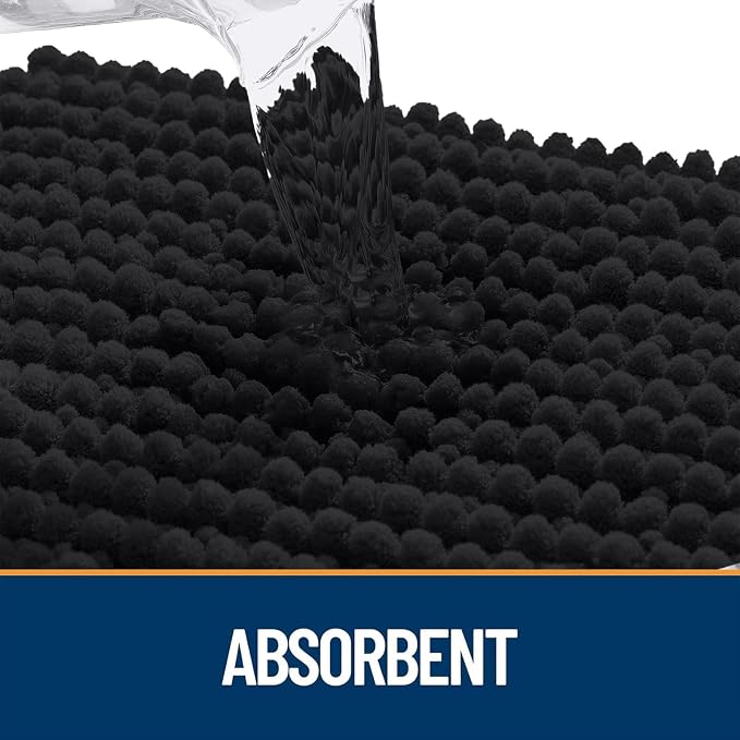 OLANLY Dog Door Mat for Muddy Paws 59x20, Ultra Absorbent Chenille Mud Doormat - Image 4