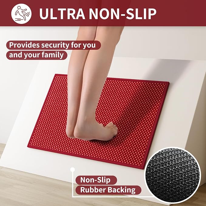 YDKGL Kitchen Runner Rugs Non Slip Washable, Super Absorbent Soft Chenille - Image 4