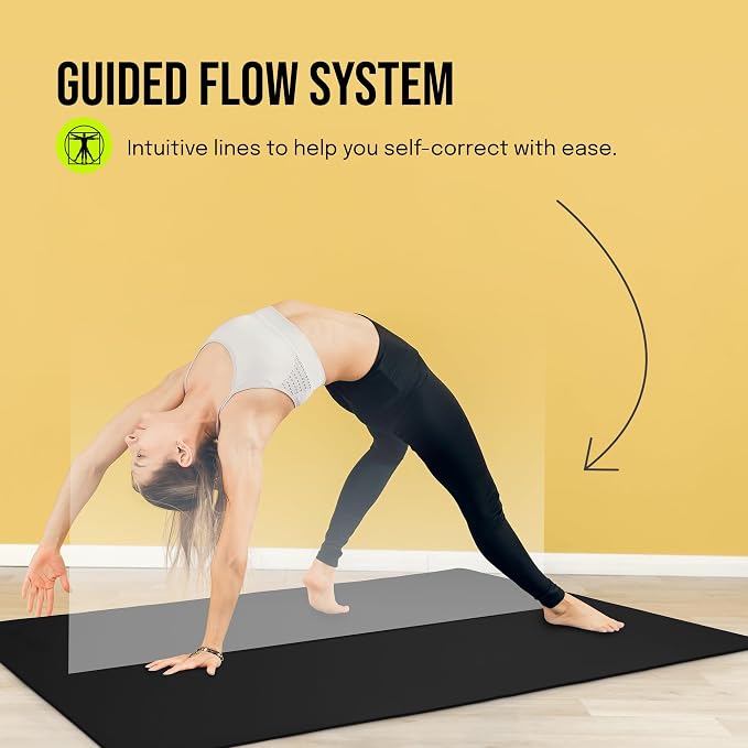 Gogokiwi Extra Wide Yoga Mat for Men Women Non Slip Fitness & Exercise Mat - Image 3