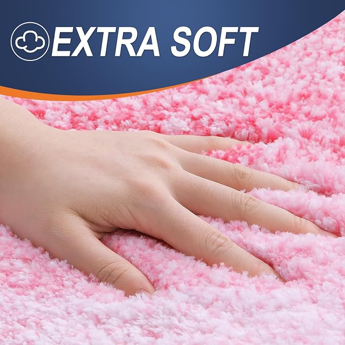 OLANLY Large Bathroom Rugs Mat 50x30, Extra Soft Absorbent Microfiber Bath Rugs - Image 2