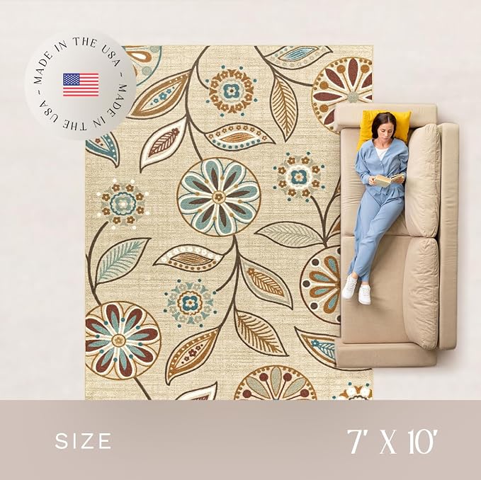 Maples Rugs Reggie Floral Area Rug - Image 4
