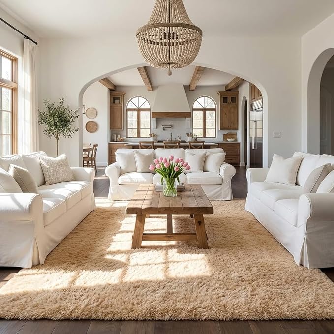 Mugorn Area Rugs 9x12 Living Room, Large Fluffy Area Rugs - Image 8